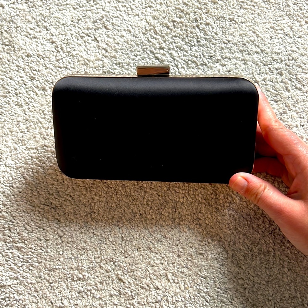 Giorgio Armani black clutch
